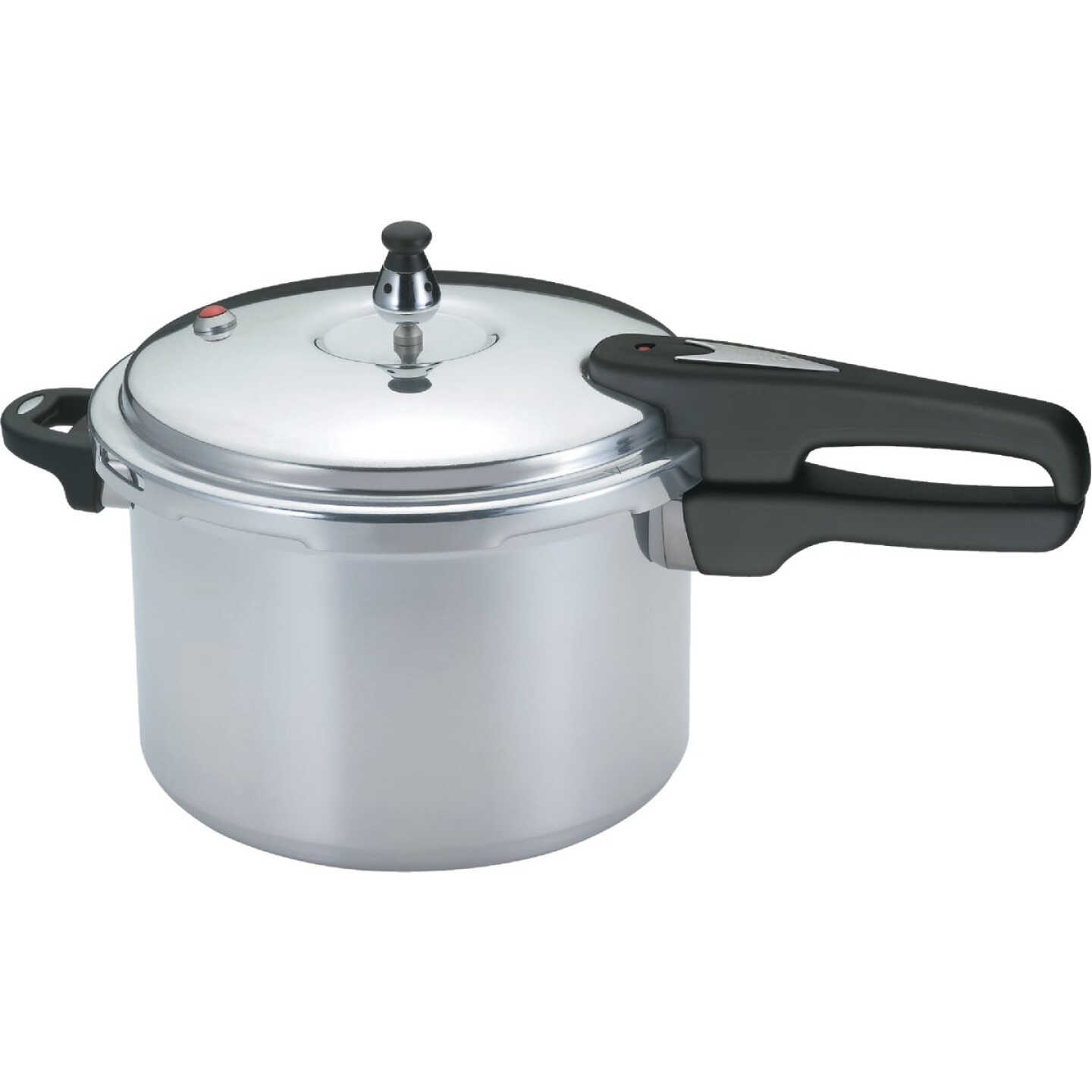 Imusa 4.2Qt Stovetop Aluminum Pressure Cooker with Safety Regulator