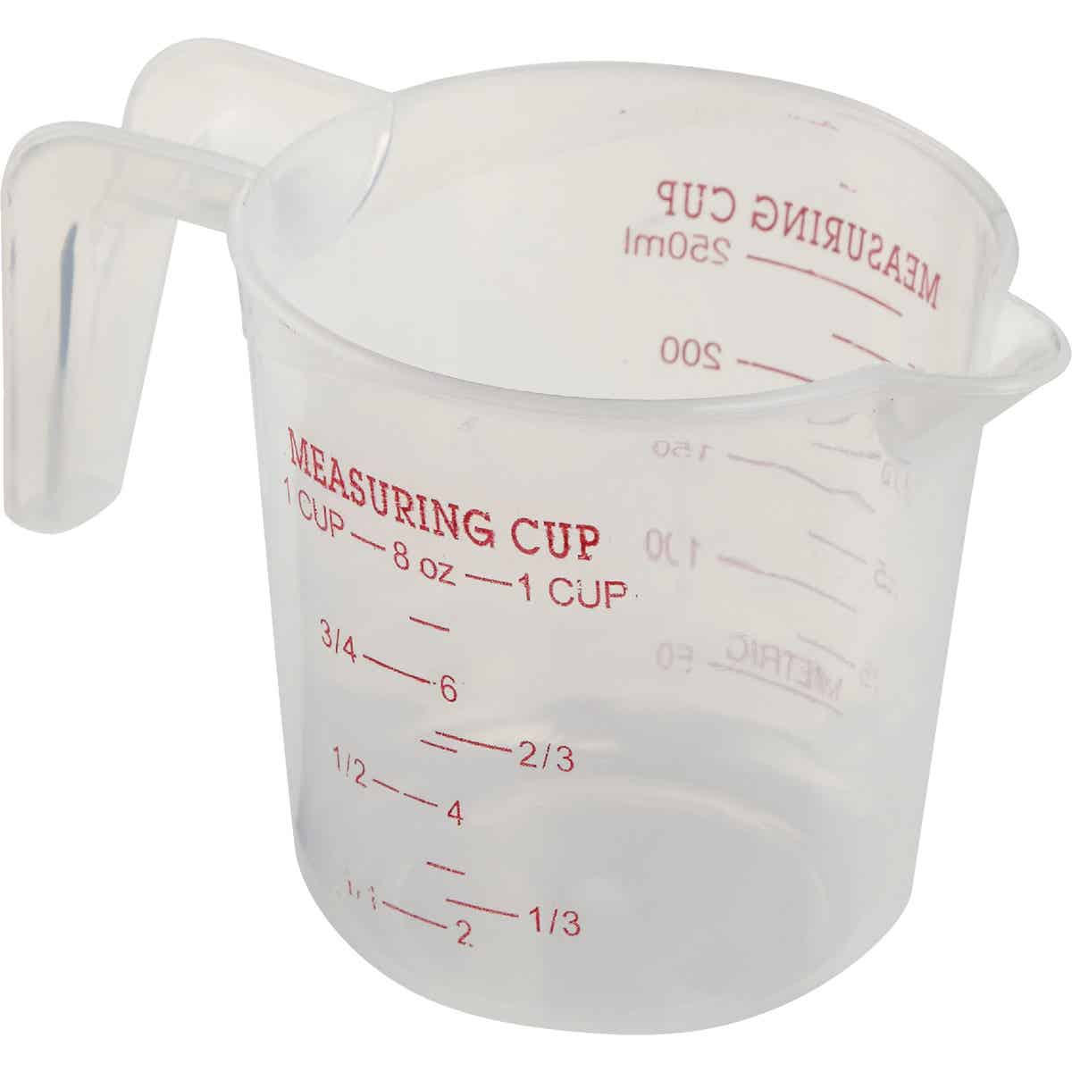 Smart Savers 1 Cup White Plastic Measuring Cup - Old Monroe Lumber Co. Inc.